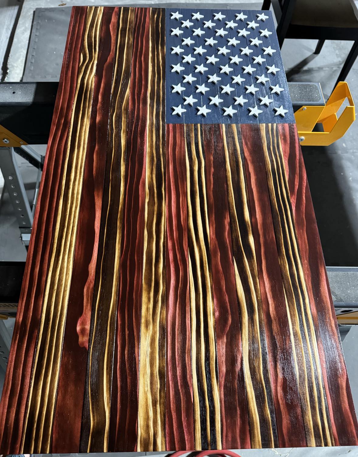 American Wooden Flag (Handcrafted)