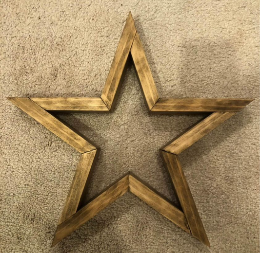 Wooden Star (Handcrafted)