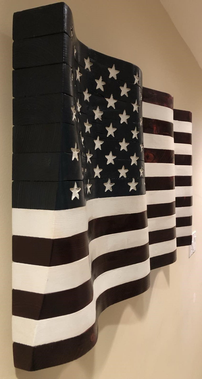 American Wooden Flag - 2x4s (Handcrafted)